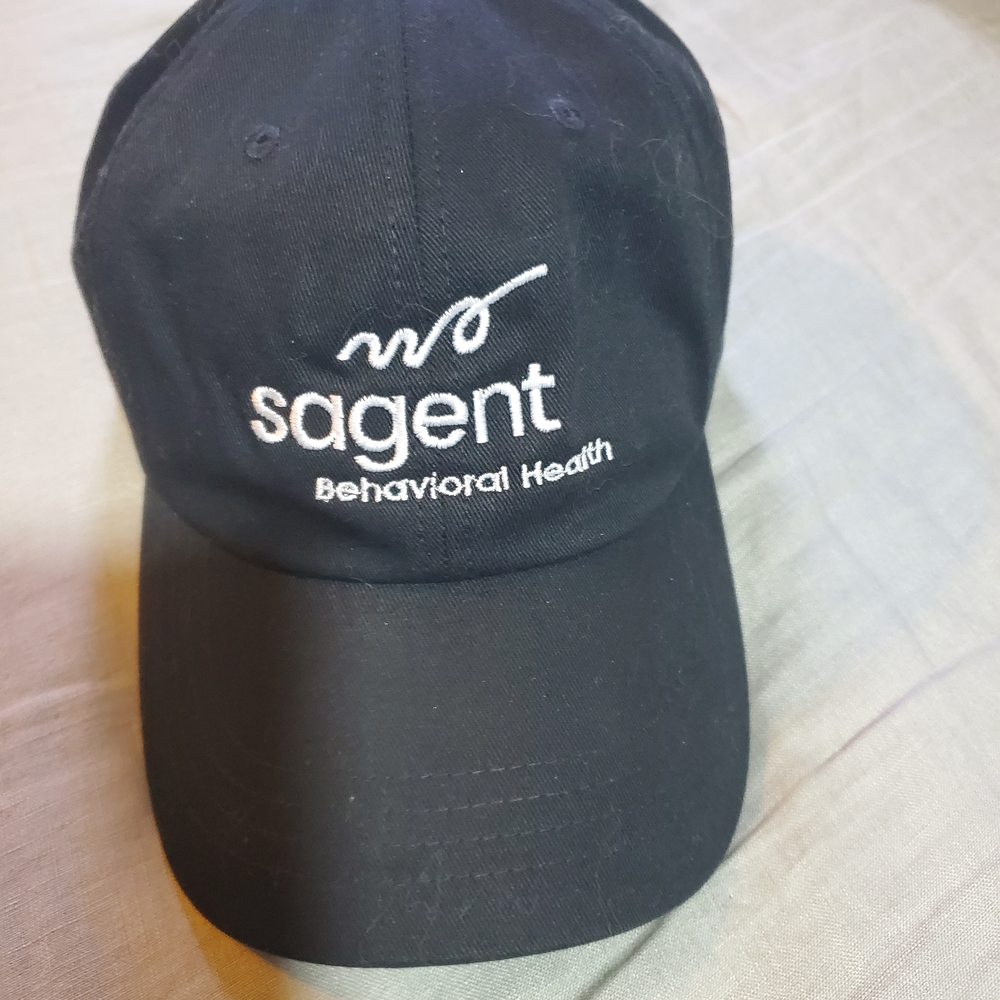 Sagent Behavioral Health Embroidered Black Baseball Cap